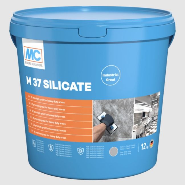 MC -M37 Silicate Silikatna fug masa siva 12kg -MC Bauchemie - Slika 2